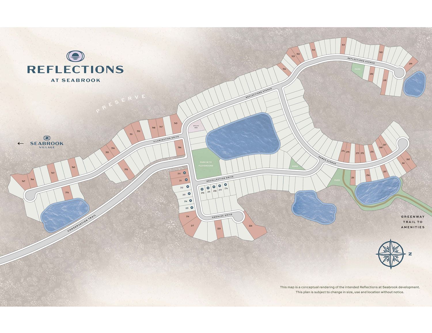Reflections Site Map Web