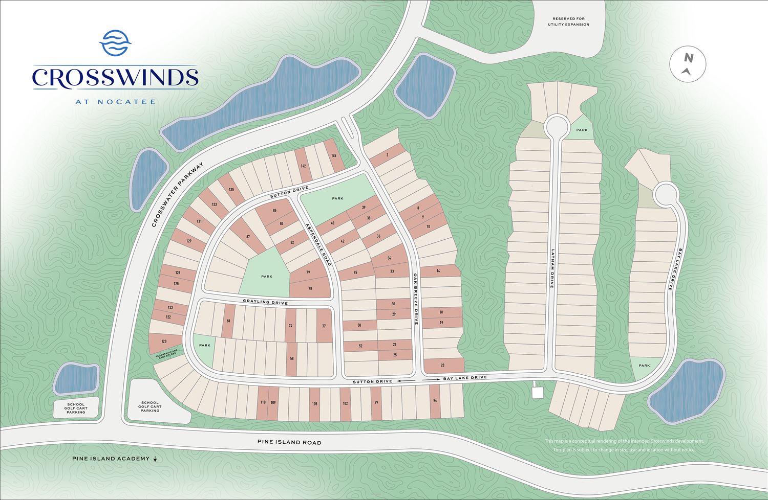 Providence Homes Crosswinds Sitemap 1