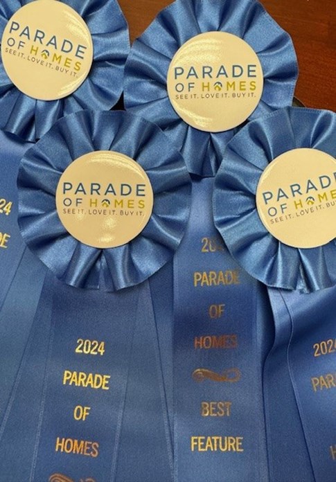 2024 Parade of Homes Jax Best Feature Ribbons