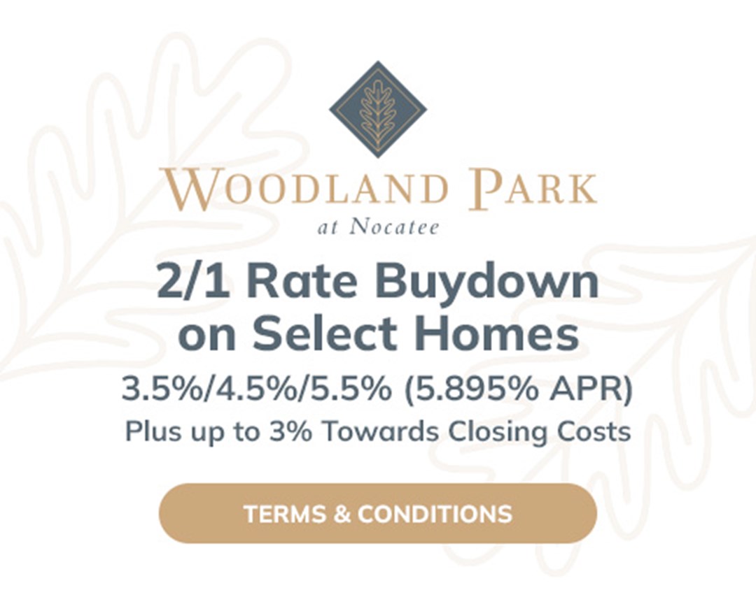 Woodland Park at Nocatee Townhomes September Sales Event Providence Homes